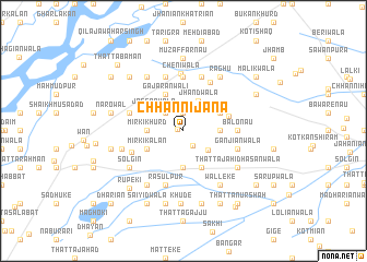 map of Chhanni Jāna