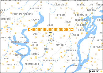 map of Chhanni Muhammad Ghāzi