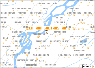 map of Chhanni Sultān Shāh