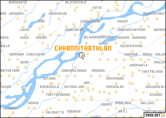 map of Chhanni Thathlān