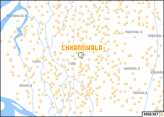 map of Chhannīwāla