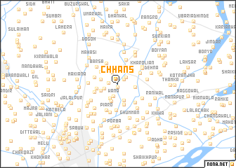 map of Chhāns