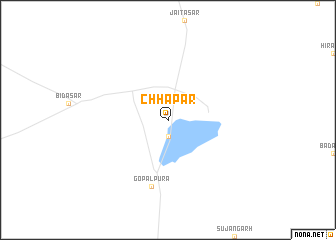 map of Chhāpar