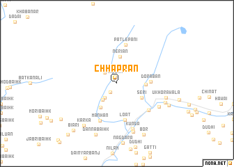 map of Chhaprān