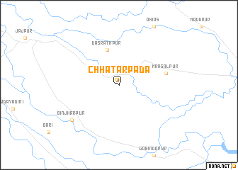 map of Chhatarpada