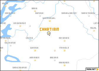 map of Chhātiāin