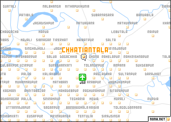 map of Chhātiāntala