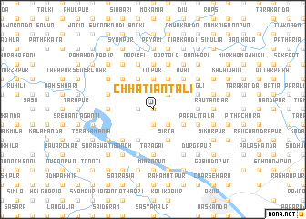 map of Chhātiāntali