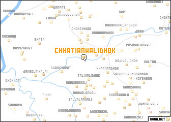 map of Chhatiānwāli Dhok