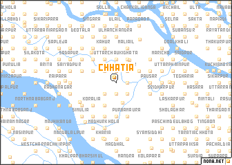 map of Chhātia