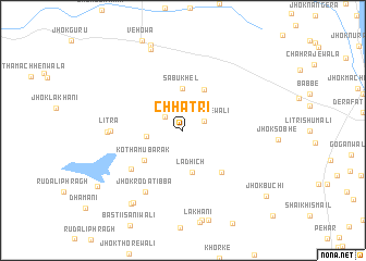 map of Chhatri