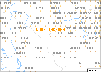 map of Chhattarpāra