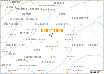 map of Chhatteke