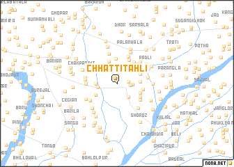 map of Chhatti Tāhli