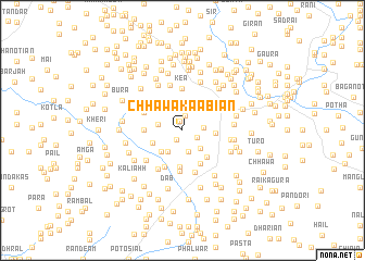 map of Chhawa Kāabiān