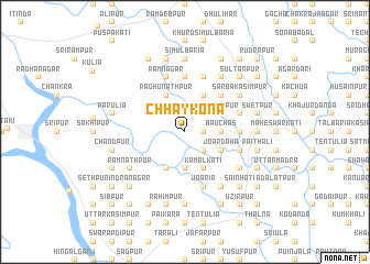 map of Chhaykona