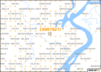 map of Chhaysuti