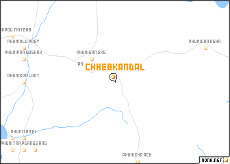 map of Chhêb Kândal