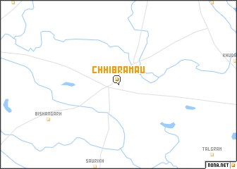 map of Chhibrāmau