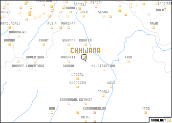 map of Chhijāna