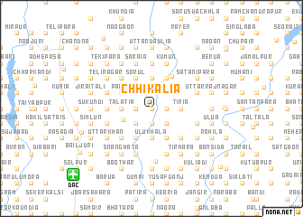 map of Chhikalia