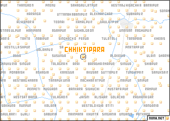 map of Chhiktipāra