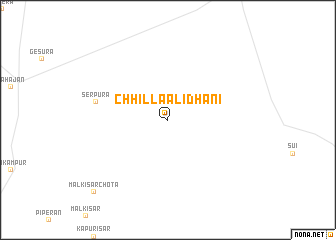 map of Chhillāali Dhāni