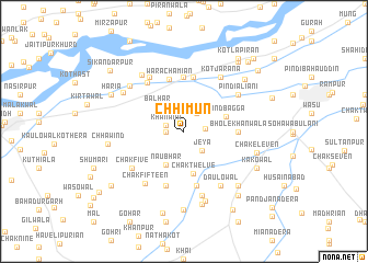 map of Chhimun