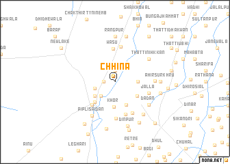 map of Chhina