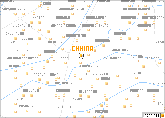 map of Chhina