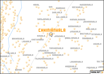 map of Chhiniānwāla