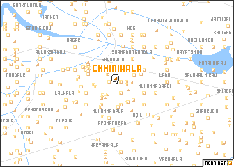 map of Chhīnīwāla