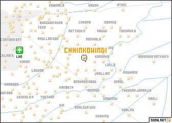 map of Chhinkowindi