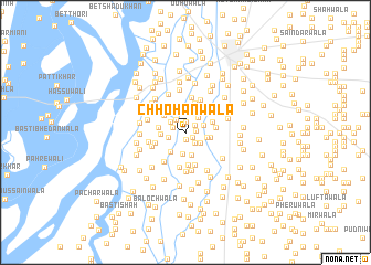 map of Chhohānwāla