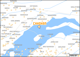 map of Chhohan