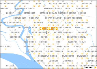 map of Chholong