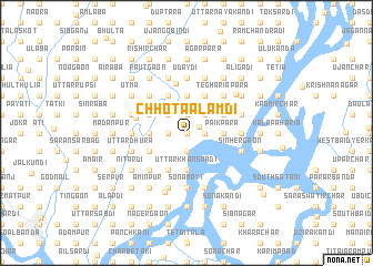 map of Chhota Ālamdi