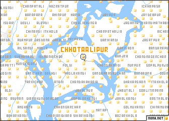 map of Chhota Ālipur