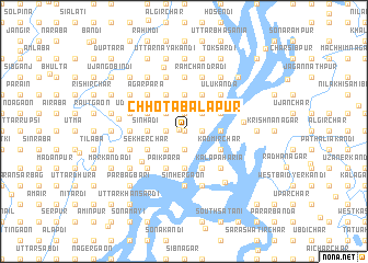 map of Chhota Bālāpur