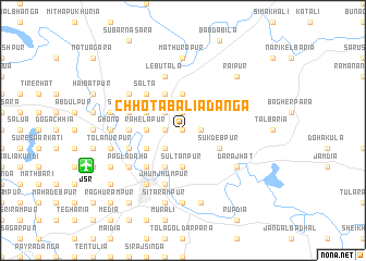 map of Chhota Bāliādānga