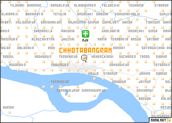 map of Chhota Bangrām