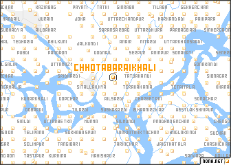 map of Chhota Bāraikhāli