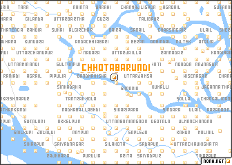 map of Chhota Barundi