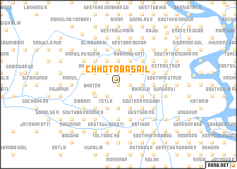 map of Chhota Bāsāil