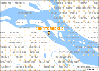 map of Chhota Bhākla