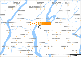 map of Chhota Bighāi