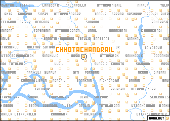 map of Chhota Chandrāil