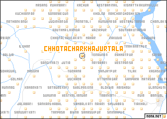 map of Chhota Char Khājurtala