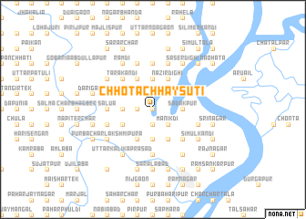 map of Chhota Chhaysuti