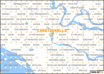 map of Chhota Dhalla